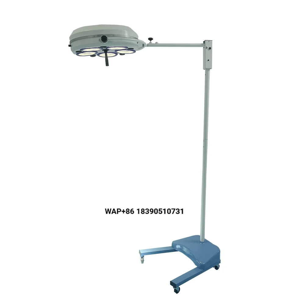 Hospital Mobile Standing Surgical Light Led 5 Hole Examination Light Medical Surgical Shadowless Light