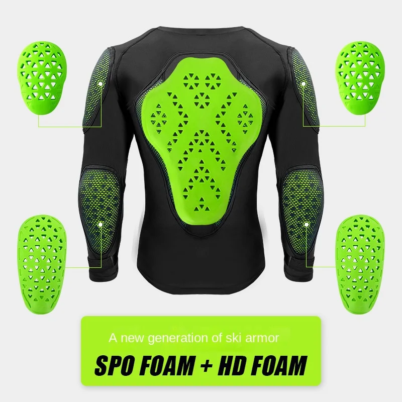 Skate Ski Rappel Armor Motorcycle Sports Chest & Shoulder Guard Equipment Protective Adult Riding Suit
