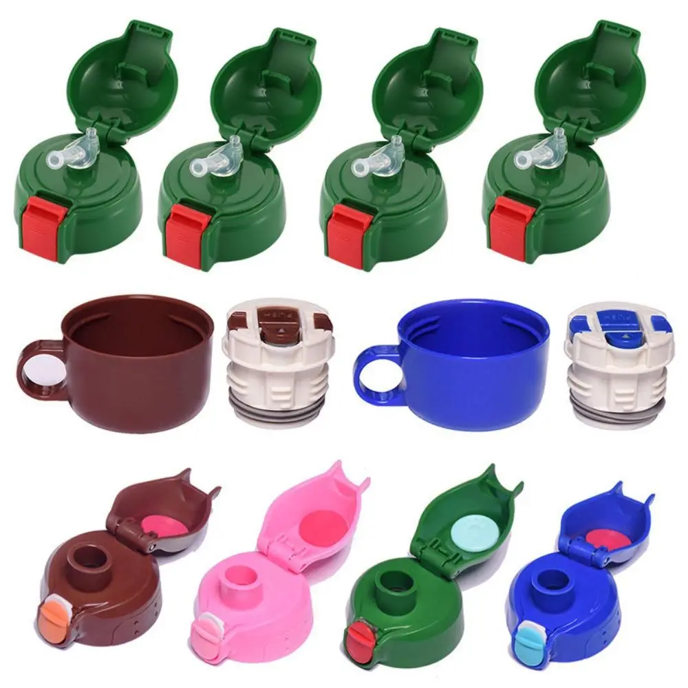 Plastic Water Bottle Cup Lid Universal Replacement Splash Proof Straw Cup Lid Children Cup Lid Bottle Accessories