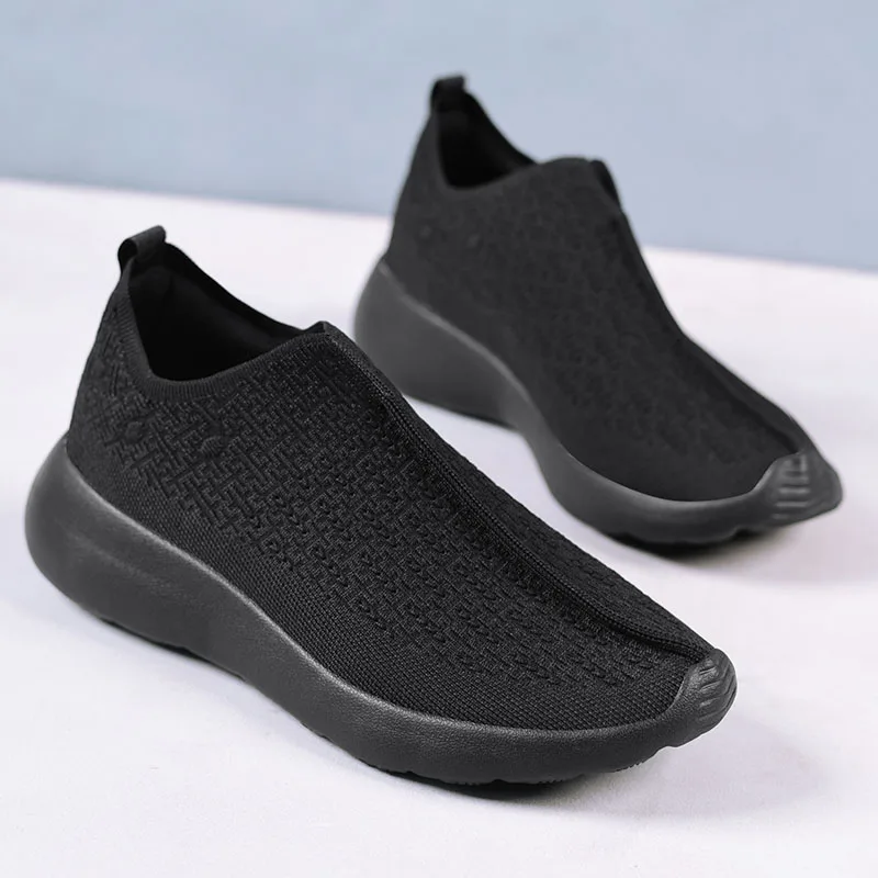 

Мужская спортивная обувь, дышащая повседневная прогулочная обувь с мягкой сеткой, модные легкие удобные кроссовки для мужчин