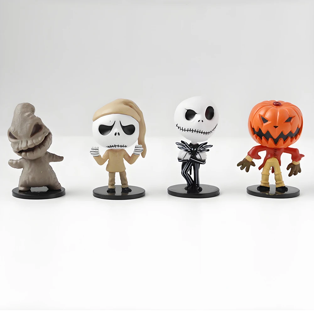8pcs/set The Nightmare Sally Jack Skellington Christmas Action Figure Vinyl Figurine Halloween Gift Collection Toys image 2