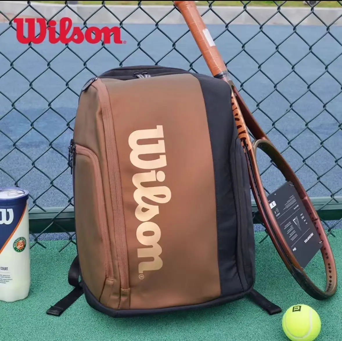 Wilson Tennis Racket Backpack V14 Super Tour Pro Large Capacity Tennis Racket Backpack Multifunctional tennis backpack