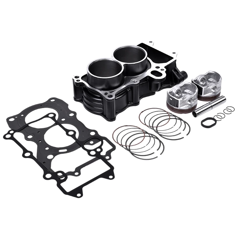 Motor 70mm Cylinder Head Piston Rings Overhaul Gasket Mat Set for Kawasaki Z400 ER400 Ninja 400 ABS EX400 11005-0668