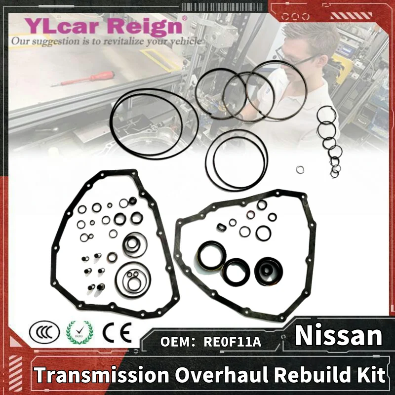 RE0F11A JF015E JF015 Automatic Transmission Gearbox Overhaul Rebuild Kit Seals Gasket Fit for Nissan Sentra Note Tiida SUZUKI