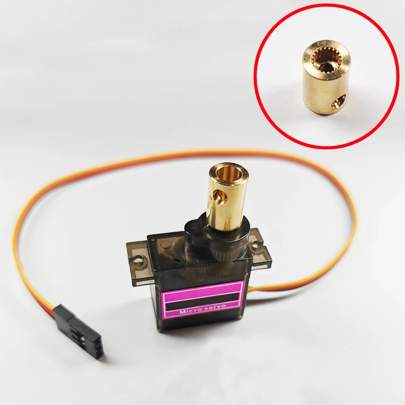 2PCS 20T Standaard Servo Adapter As Top Gat 4mm/5mm fr RC Drone Elektrische robot Stuurinrichting Uitbreiding Kolom Sluit Koppeling