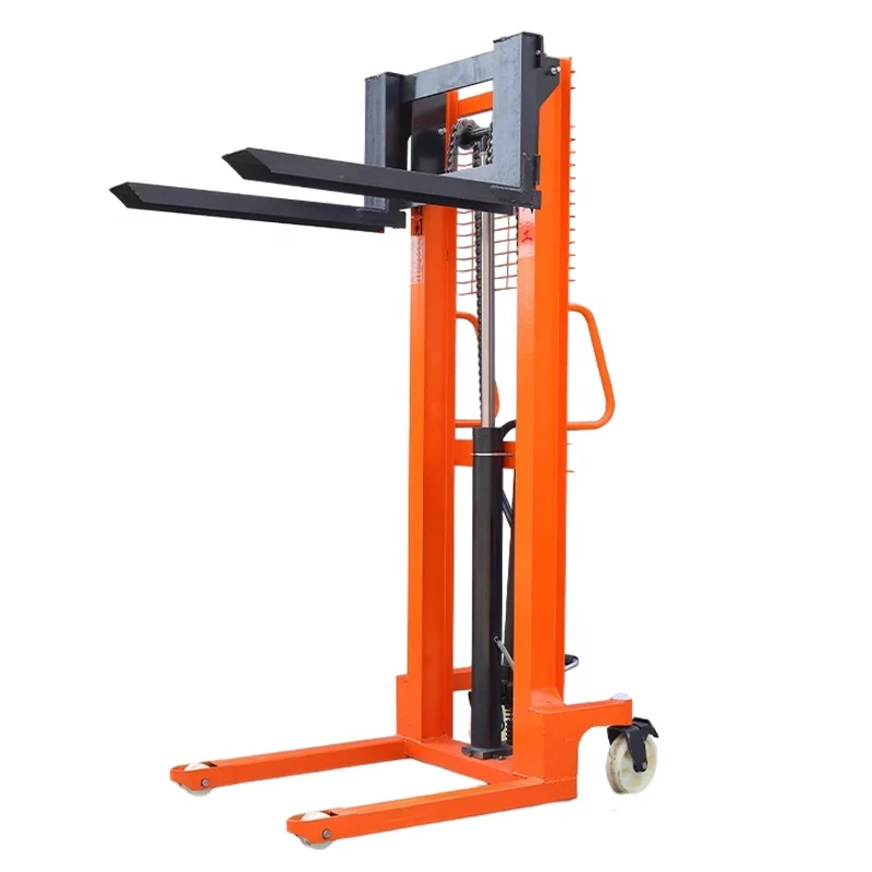 Warehouse Stacker Hydraulic Manual Stacker Forklift 2 Ton 1.6m Hand Pallet Truck Stacker NEW