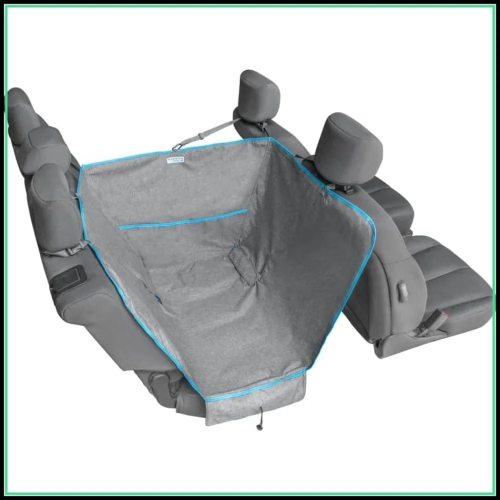 

Half Hammock Car Seat Cover for Pets, Water-Resistant, 27.5" Wide, Heather Grey