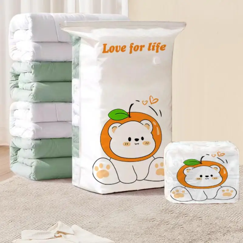 

No Need Pump Vacuum Bags Large Plastic Storage Bags For Storing Clothes Blankets Compression Empty Bag Covers Travel Accessories