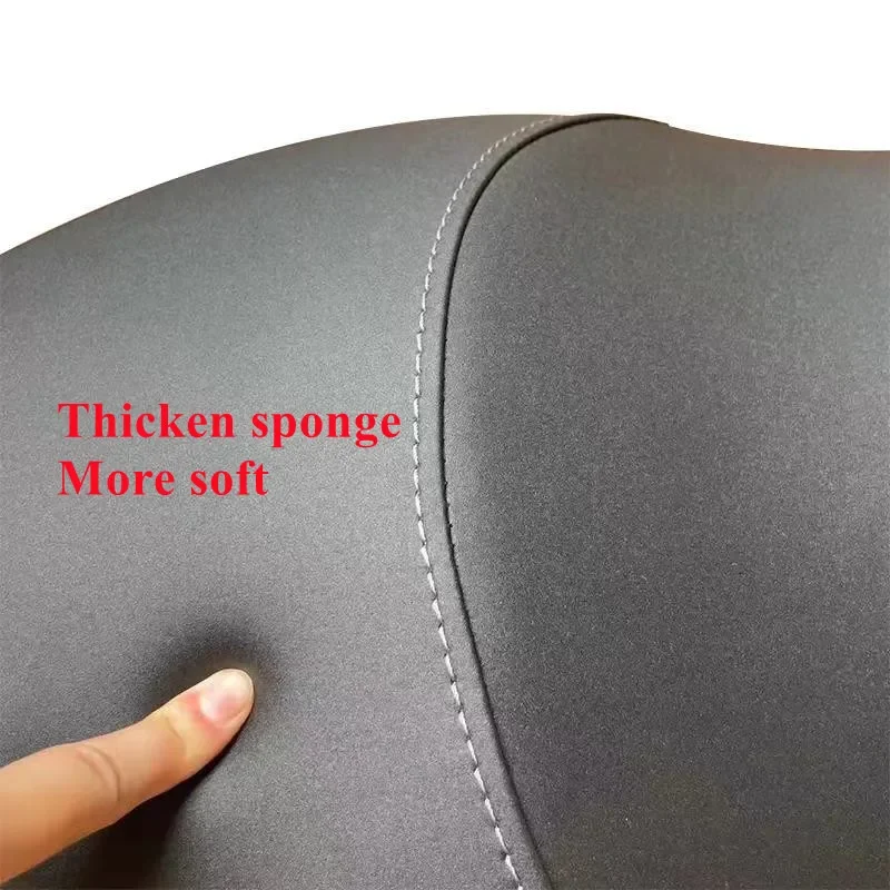 Improved motorcycle accessories, extended and thickened sponge seat cushions