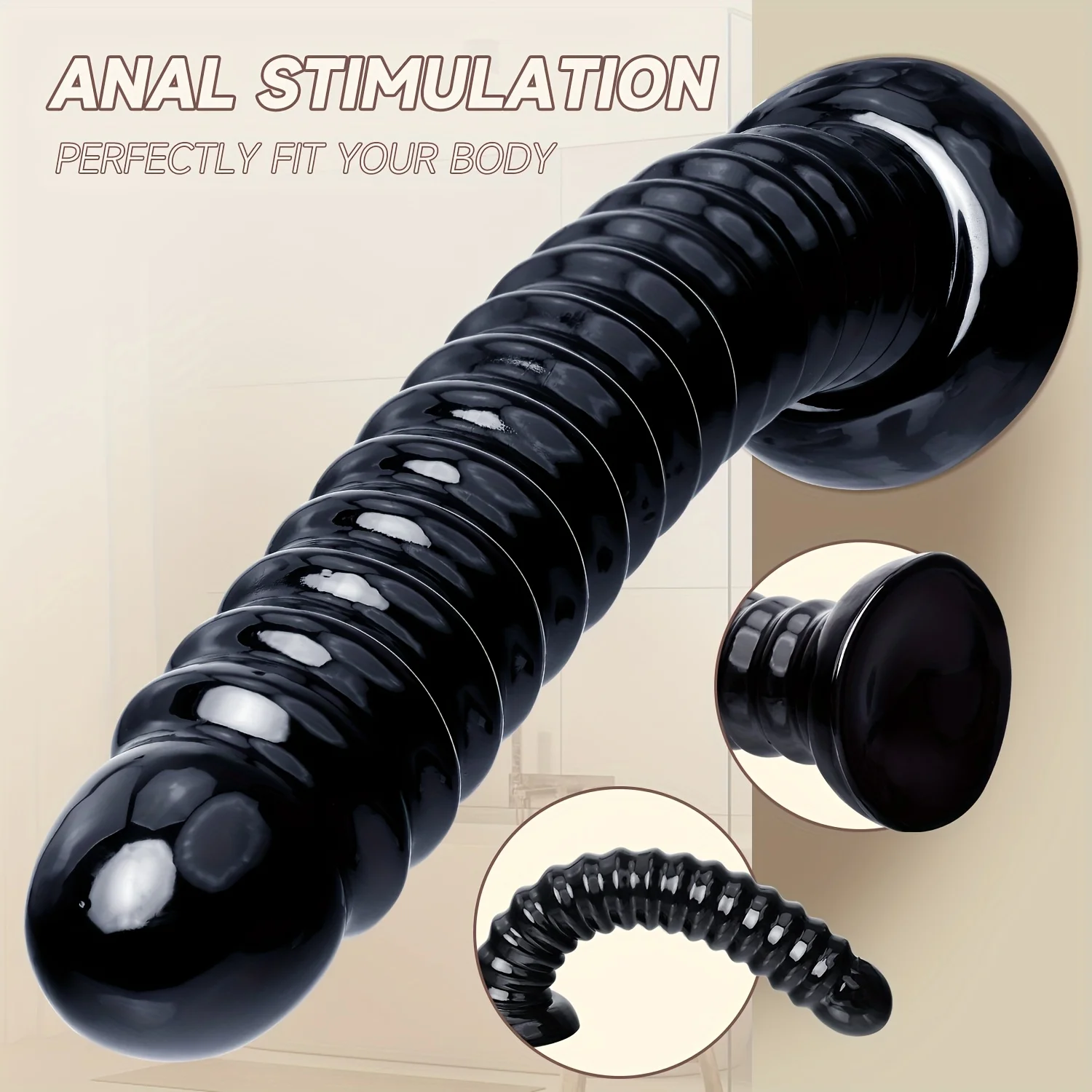 Trzy Stopnie Bardzo Długi Spiralny Analny Dildo Wkładacz Masażer Prostaty Dla Dorosłych Gejowskie Dildo Stymulacja Analna Orgazm Seksowne Zabawki Seksualne