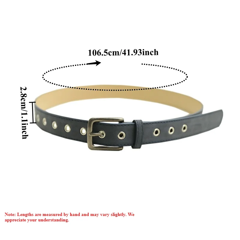 IF IFOND New Fashionable Matte-Finish Belt Korean-Style Niche Chic Unique Versatile Minimalist Everyday Women's Belt