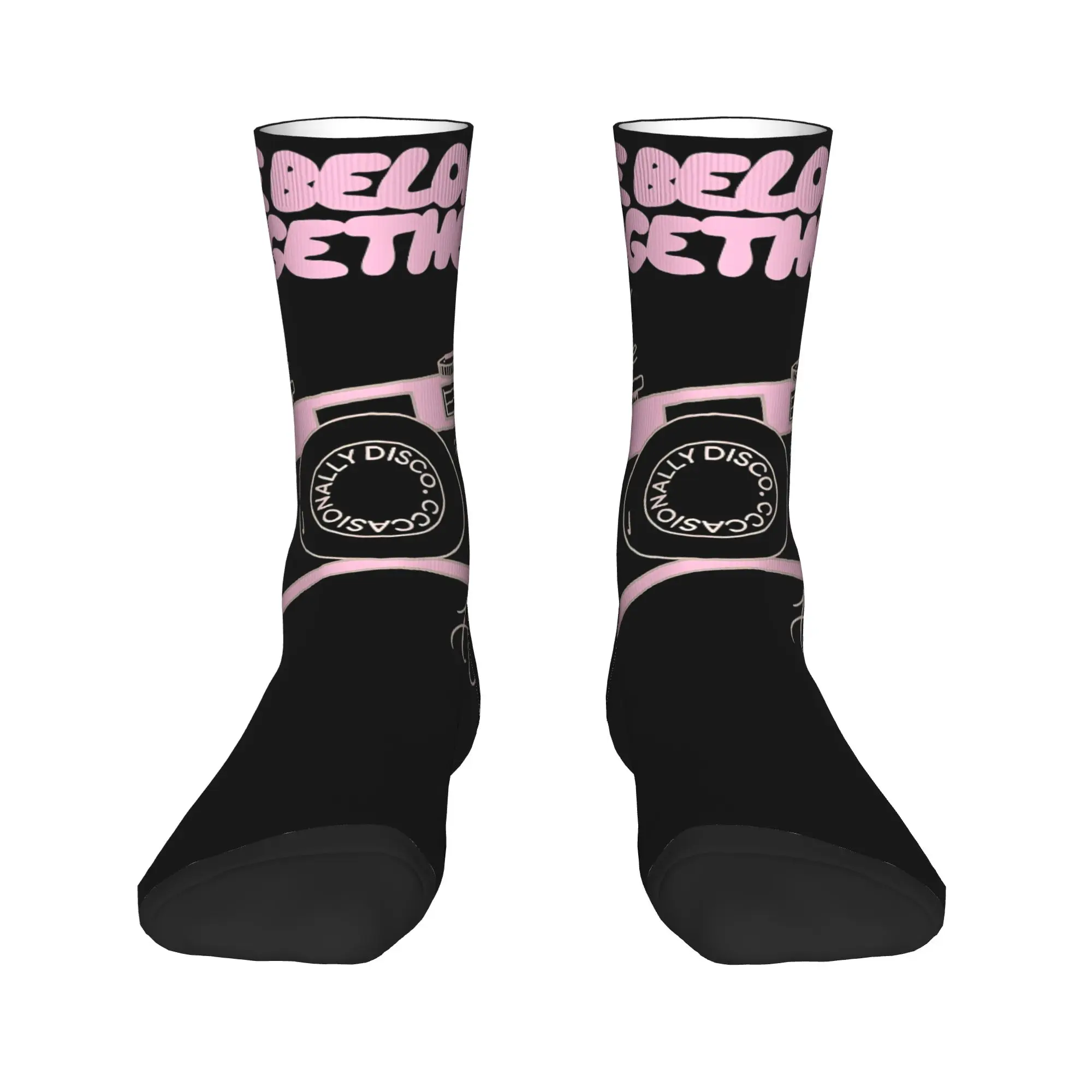 Kiss All the Time Socks Harrys Styles  Vintage Stockings Winter Non-Slip Unisex Men Socks Soft Breathable Pattern Running Socks