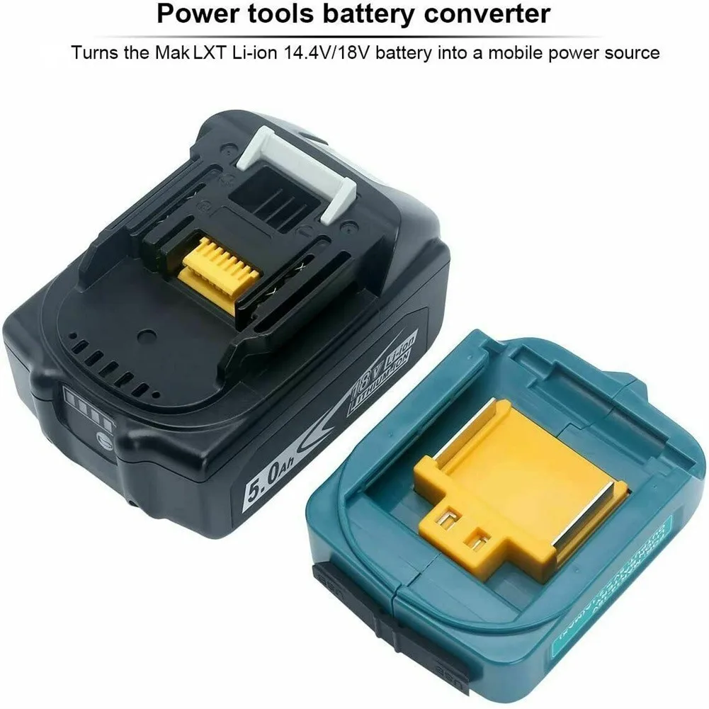 Imagem -05 - Adaptador de Carregador Usb para Makita Conversor Led Bateria Li-ion Adp05 Bl1815 Bl1830 Bl1840 Bl1850 1415 1418v