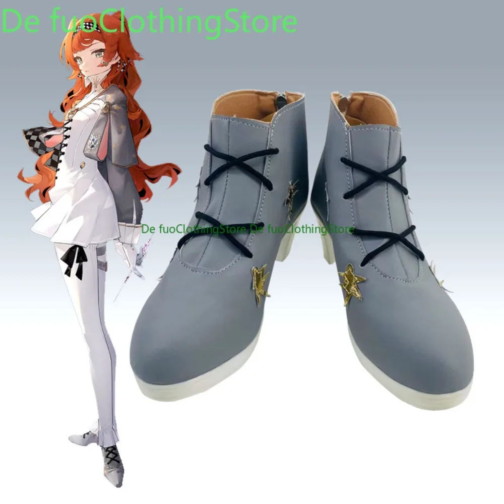 Defuoclothing sonetto cosplay sapatos anime botas de convenção anime jogo rpg sapatos e botas festa de halloween
