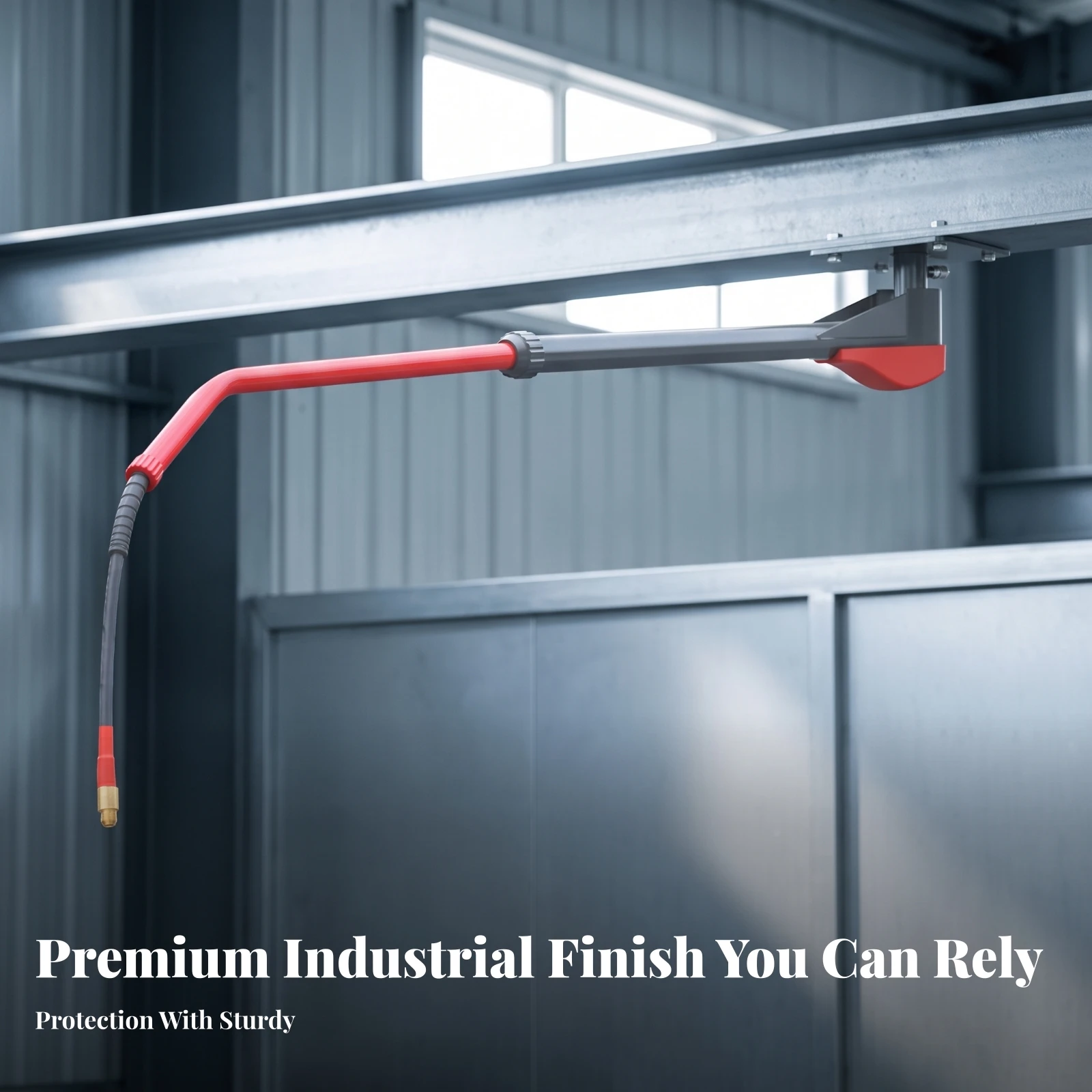 High-Pressure Swivel Arm 360-Degree Rotating Car Wash Arm with Hose Hardware for Detailing Bays, Garage