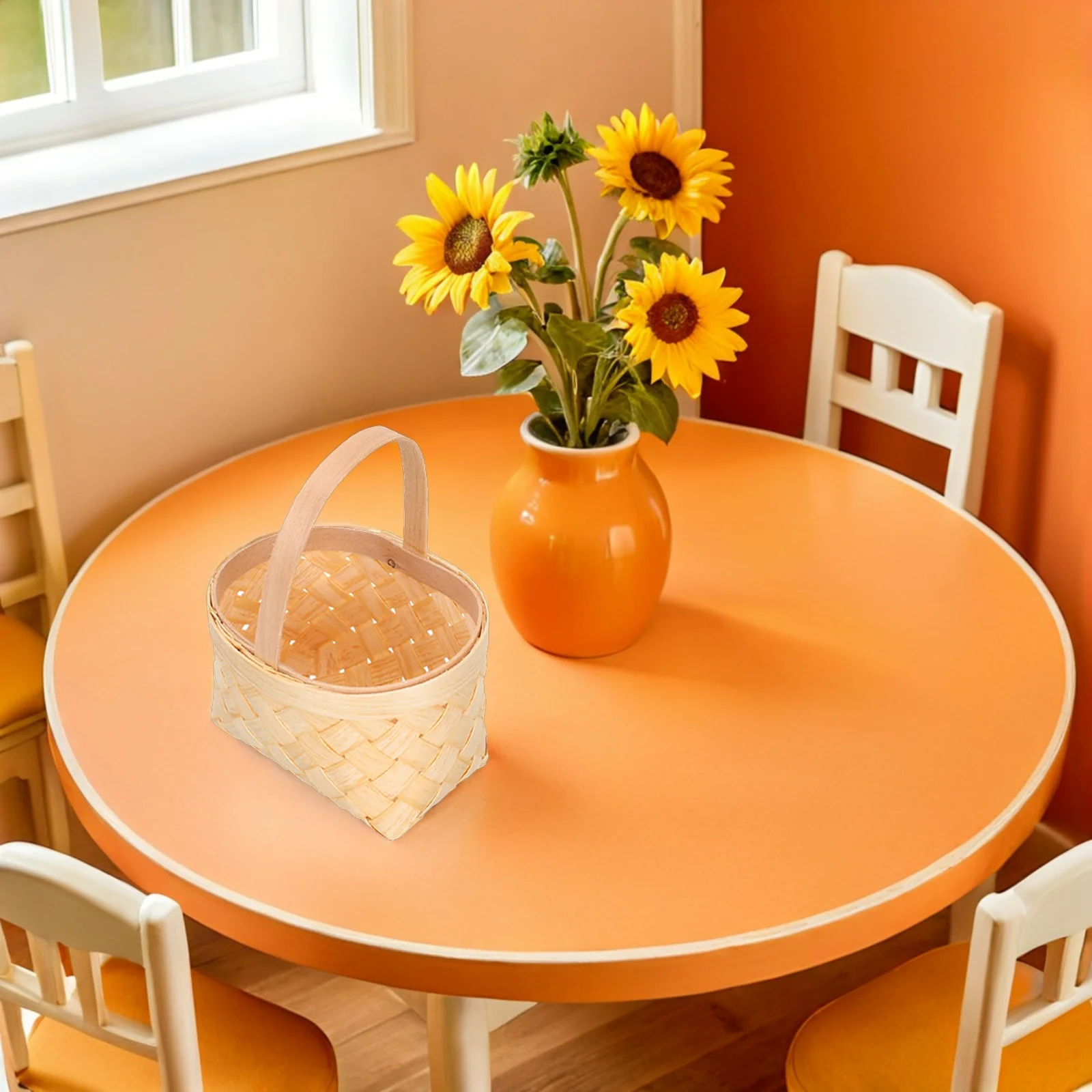 

6Pcs Mini Candy Basket Handheld Woven Basket Party Treats Holder Wedding Gifts Christmas Mini Candy Baskets Party Treats Baskets