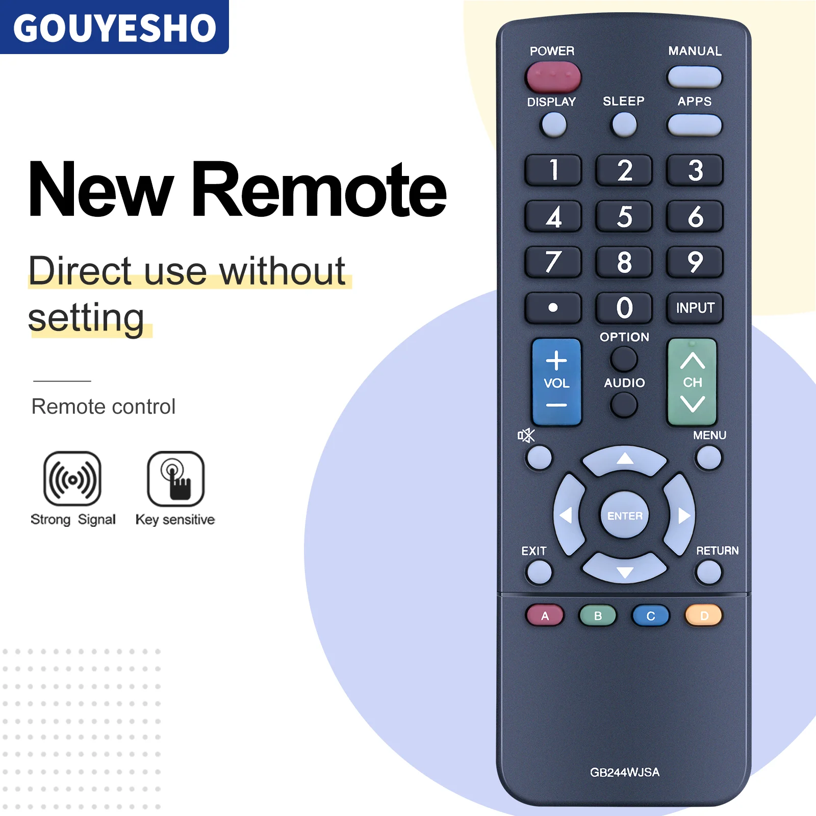 

Новый пульт дистанционного управления для Sharp TV GB244WJSA PN-UH601 Standard