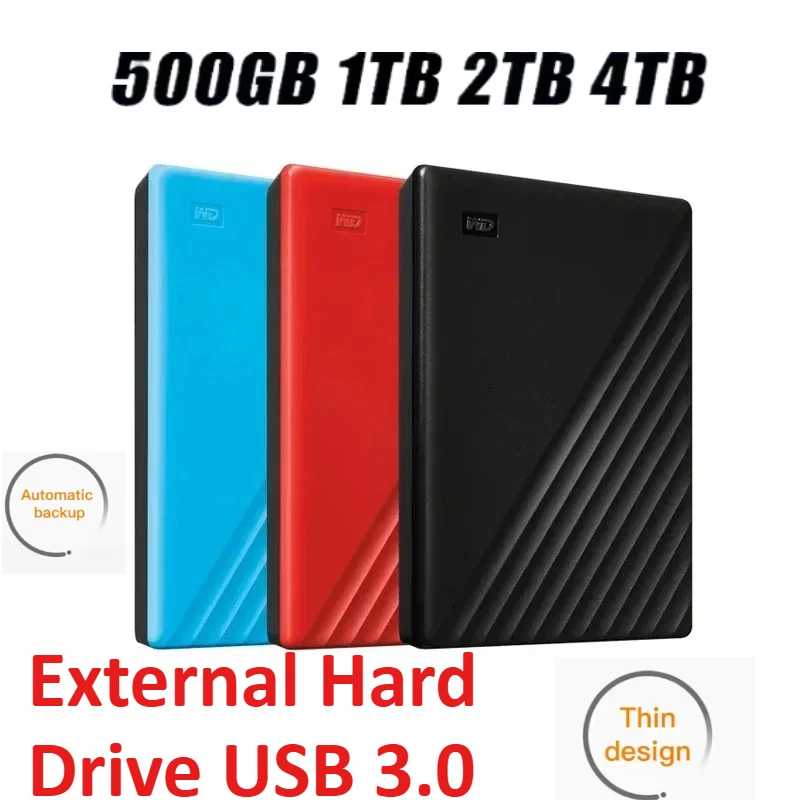 

New For Western Digital Elements External Hard Drive USB 3.0 2.5" Portable External HDD Hard Disk For Desktop PC Laptop