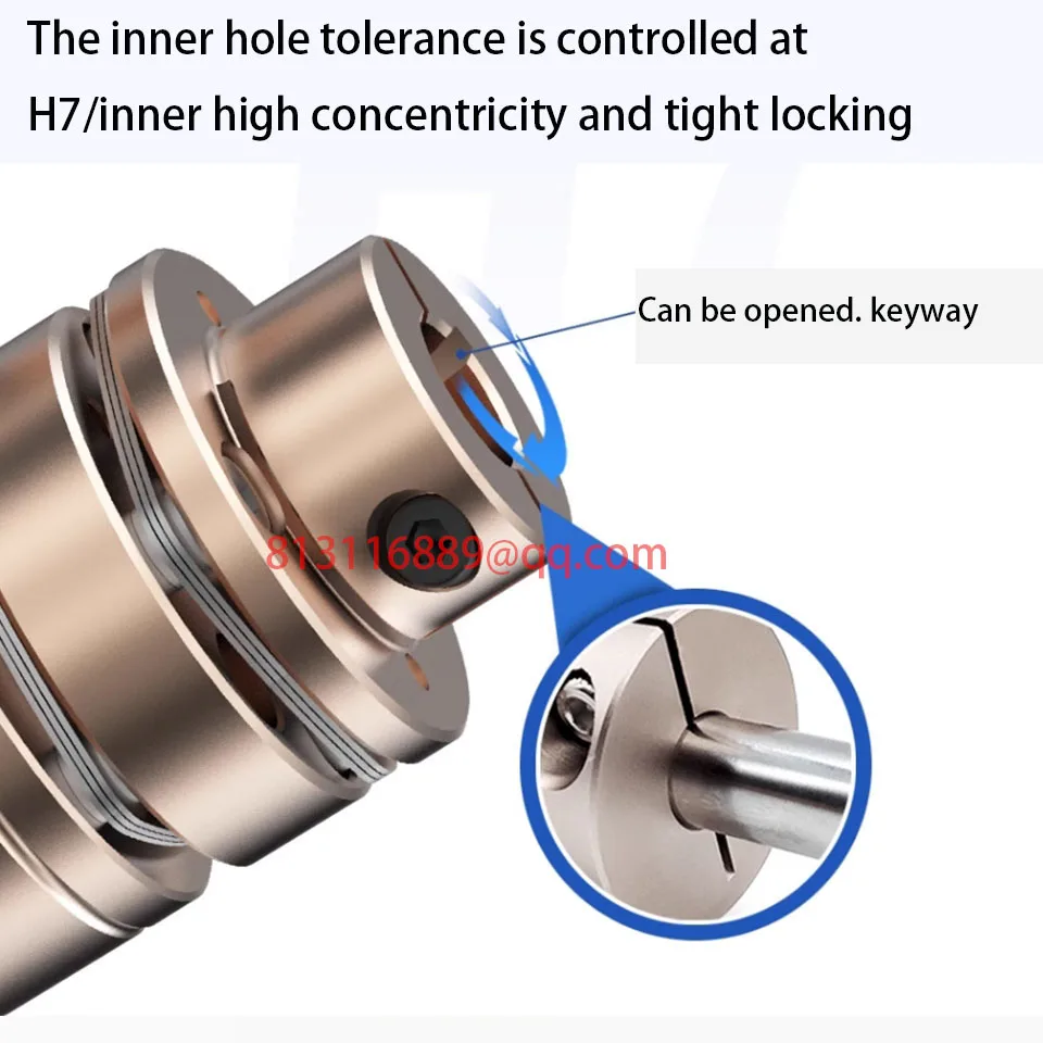 New Single And Double Diaphragm Flange Coupling Flexible High Precision High Torque Servo Motor Elastic Coupling