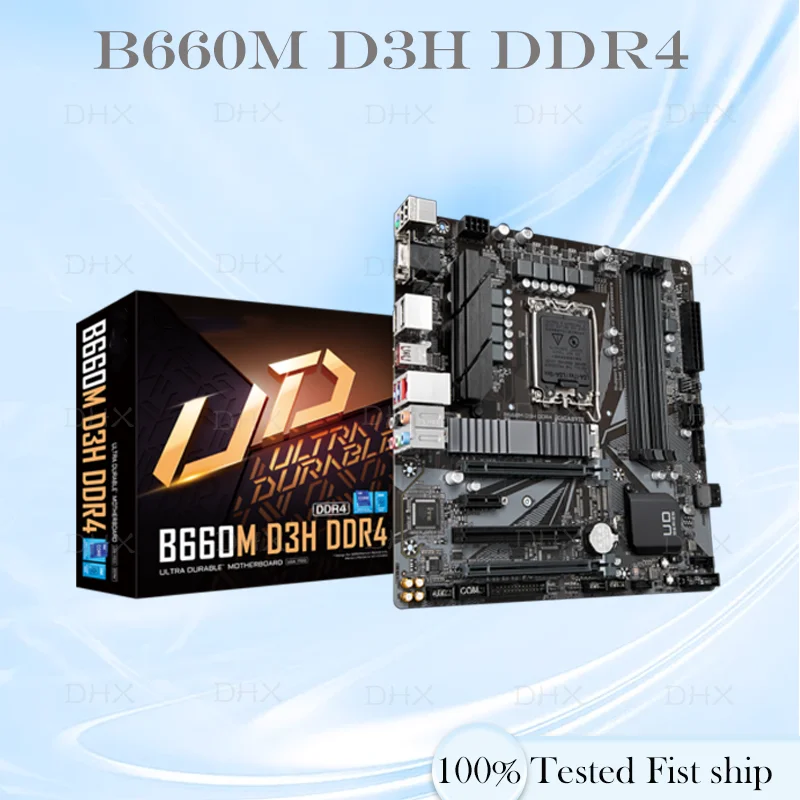 Support 12 13 14 generation CPU For Gigabyte B660M D3H DDR4 LGA1700 DDR4 Mainboard 100% Tested Tested Fully Work be shipp quick