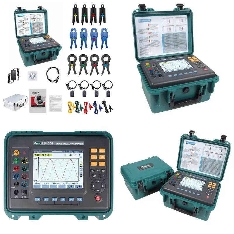 Factory Sales Digital Energy Meter Power Quality Instrument Analyzer 3 Phase Power Quality Analyzer for ES4000
