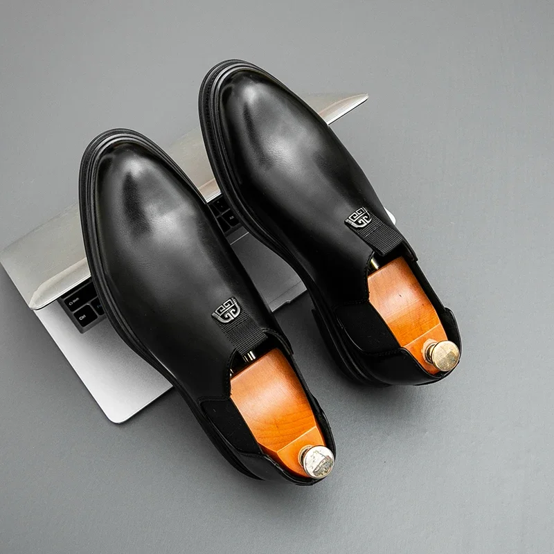 

Men Shoes Loafers Casual Fashion Slip on Dress Shoes Gentlemen