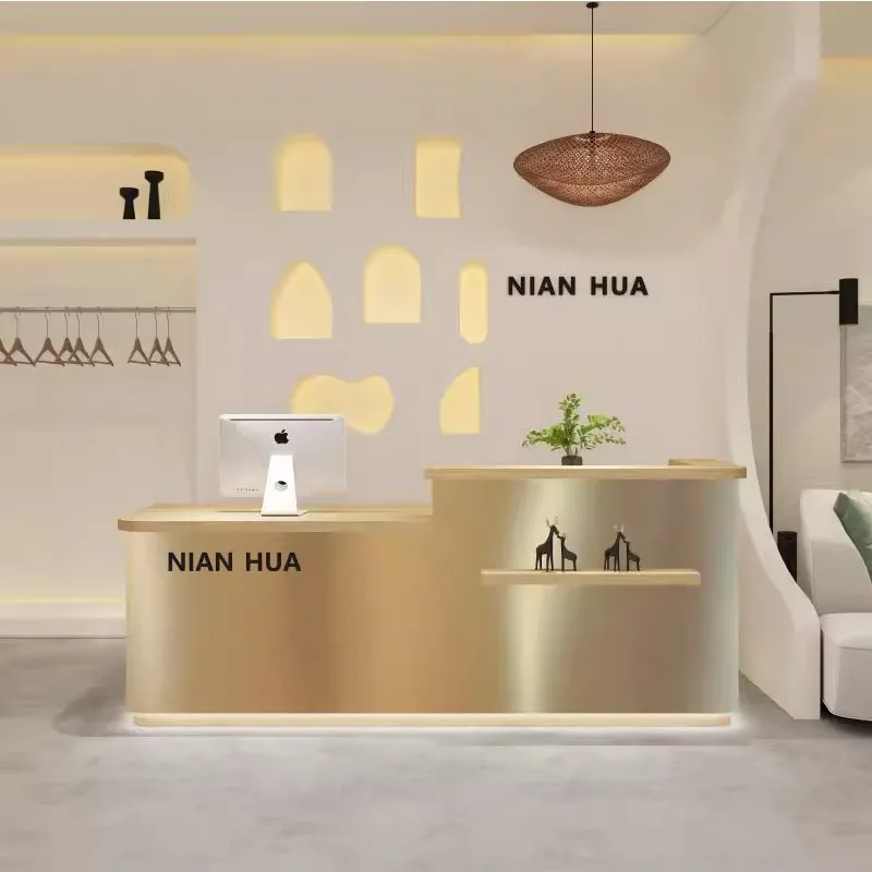 

Стойка регистрации Стойка регистрации Современная синяя классическая деловая стойка регистрации Салон красоты Mostrador Recepcion Мебель