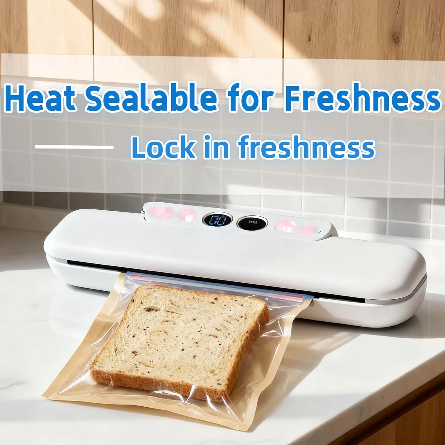 ถุงคุกกี้ขนาด 7.1x7.5 นิ้ว พร้อมหน้าต่างและสติกเกอร์ 100 แพ็ค ถุงกระดาษสีน้ำตาลสำหรับเบเกอรี่ ทนน้ำมัน ปิดผนึกได้ สำหรับใส่ขนมปัง