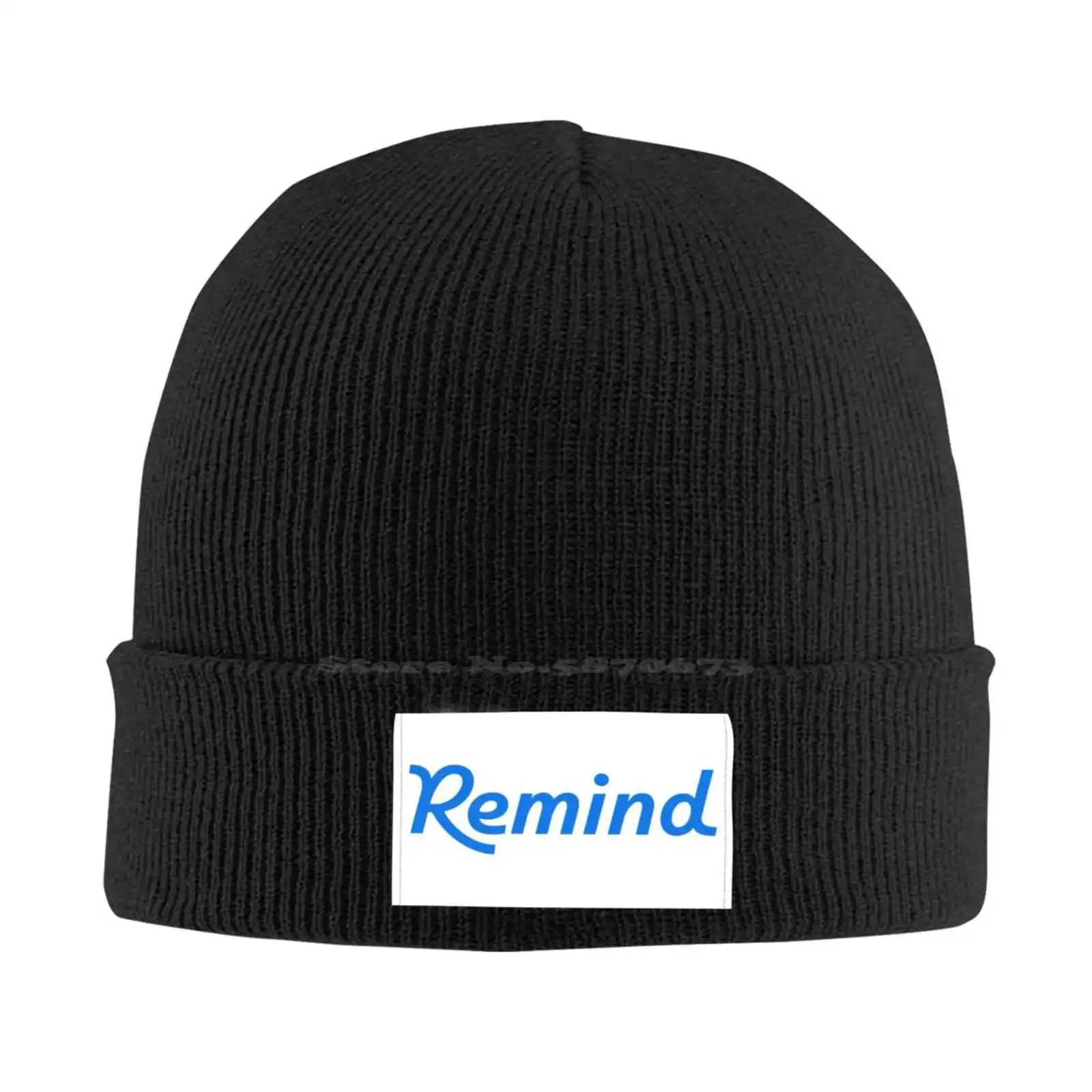 Remind Logo Print Graphic Casual cap Baseball cap Knitted hat