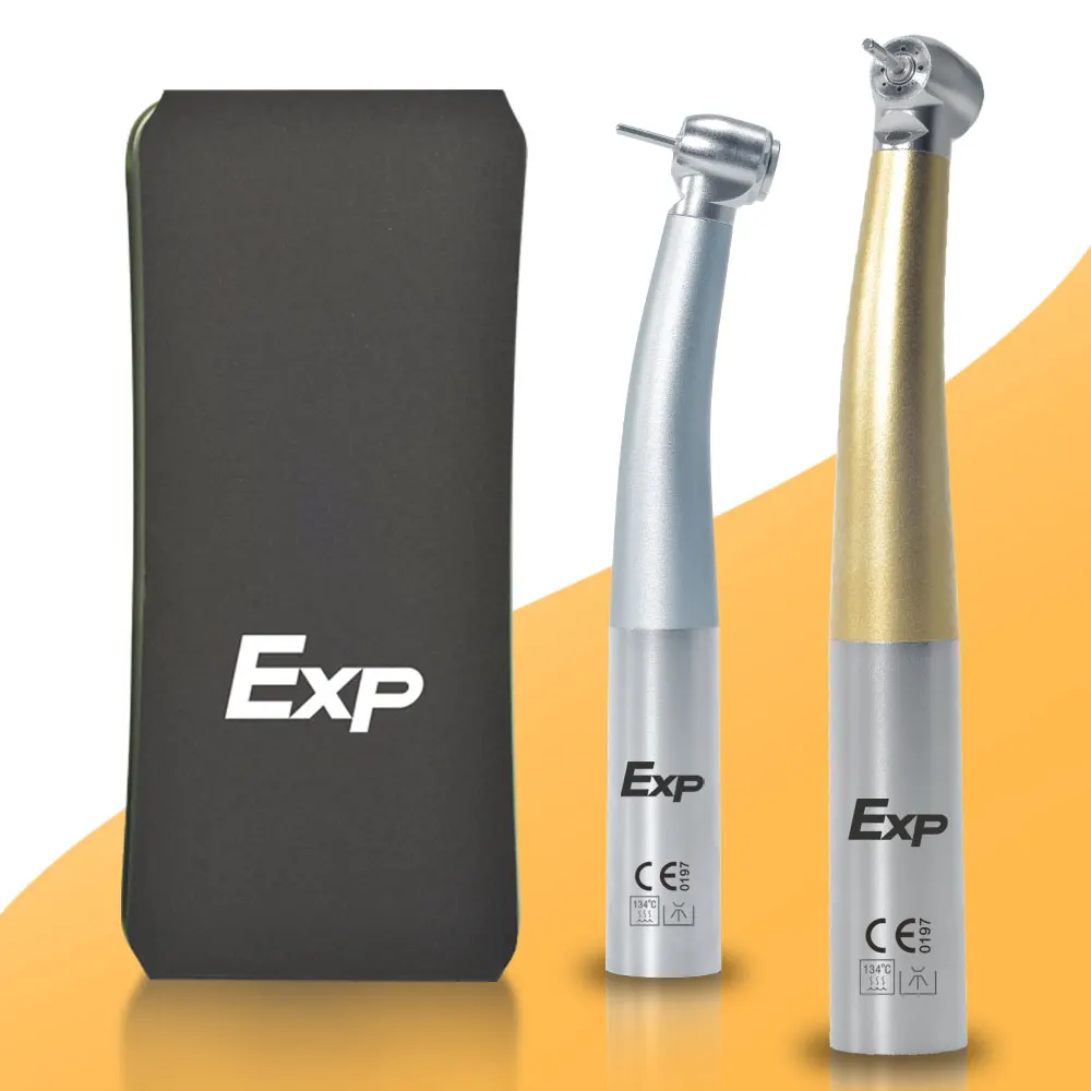 Exp Handpiece serat optik gigi, turbin udara kepala keramik bantalan alat dokter gigi cocok dengan KaVo 2/4/6 konektor lubang