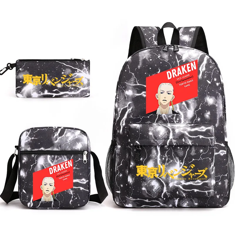 Bolsos de ocio de Los Vengadores de Tokio, bolsos para niños y niñas, mochilas ren, mochilas escolares para estudiantes adolescentes, bolsas con estampado de Anime, bolsas de viaje al aire libre