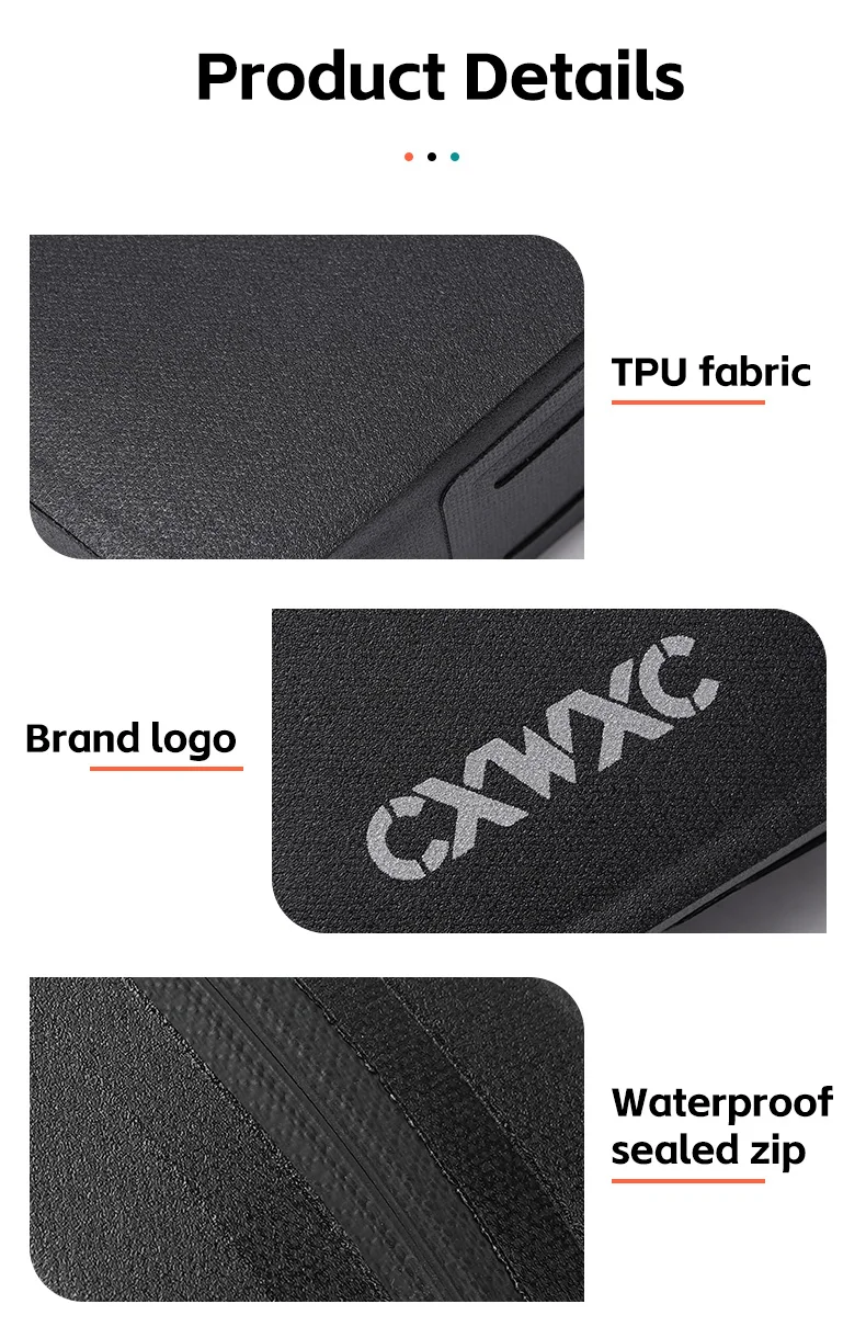 CXWXC Fahrrad-Oberrohrtasche Wasserdichte Hülle Mit Bolzenbefestigung & Riemen Aerodynamisch Geringer Widerstand Für Triathlon Gravel MTB Rennrad – Detail 13