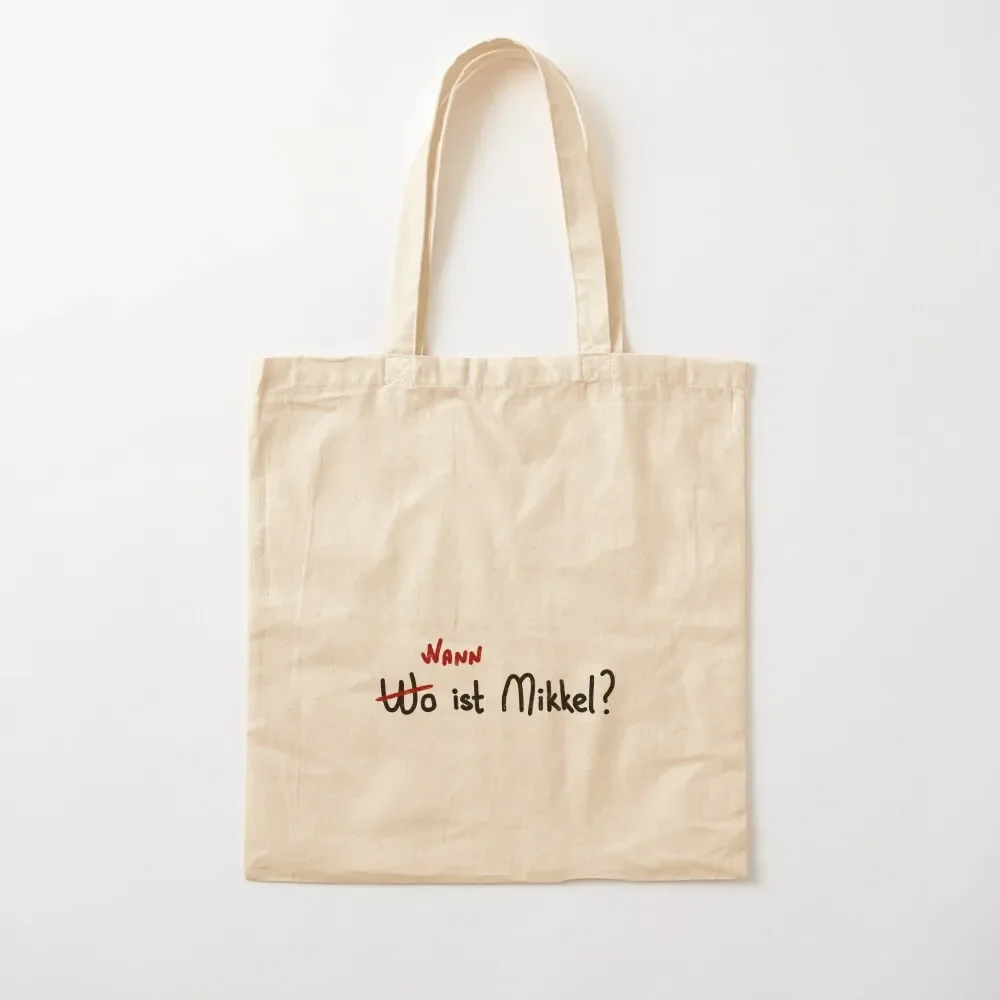 Wo, Wann ist Mikkel? (dark netflix series) Tote Bag hand bags shopping trolley bag canvas bags