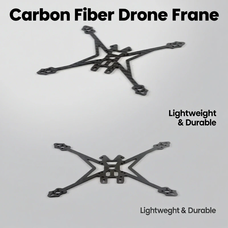 HappyModel Crux35 RC Quadcopter RC 부품 용 고화질 3.5 인치 FPV Racer Drone 탄소 섬유 프레임 키트