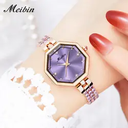 Luxury Diamond Women Bracelet Watches Fashion Dress Ladies Quartz Watch Rose Gold Womens Wristwatch Shiny Crystal Reloj Mujer