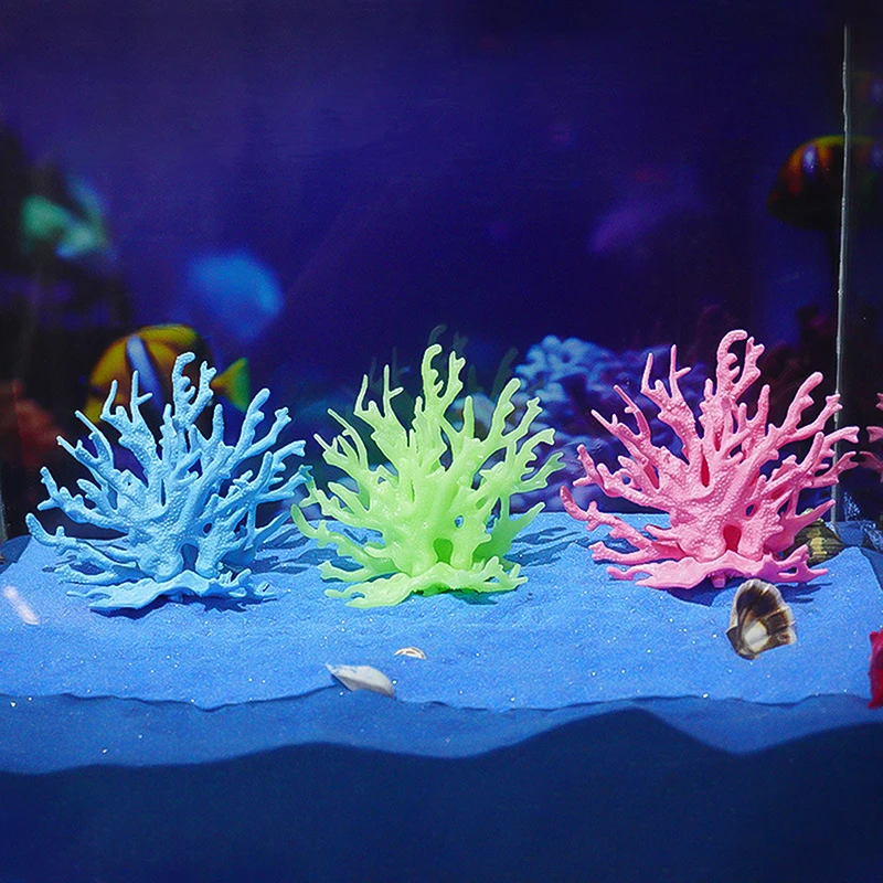 1PC Coralline Artificial Fish Tank Decorations Aquarium Artificial PVC Plants Coral Ornaments Aquarium Landscape Aquarium