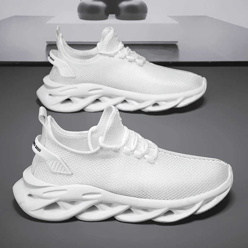 

Men Sports Running Black Jogging Shoes Casual Sneakers Brown Outdoor Breathable Mesh Women Light Shock-absorption Black Tennis