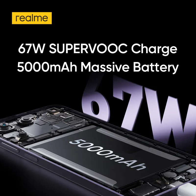 [Мировая премьера] Realme 11 67 Вт SUPERVOOC Charge 108MP ProLight Камера Helio G99 Процессор 6,4 дюйма 90 Гц Super AMOLED Дисплей NFC