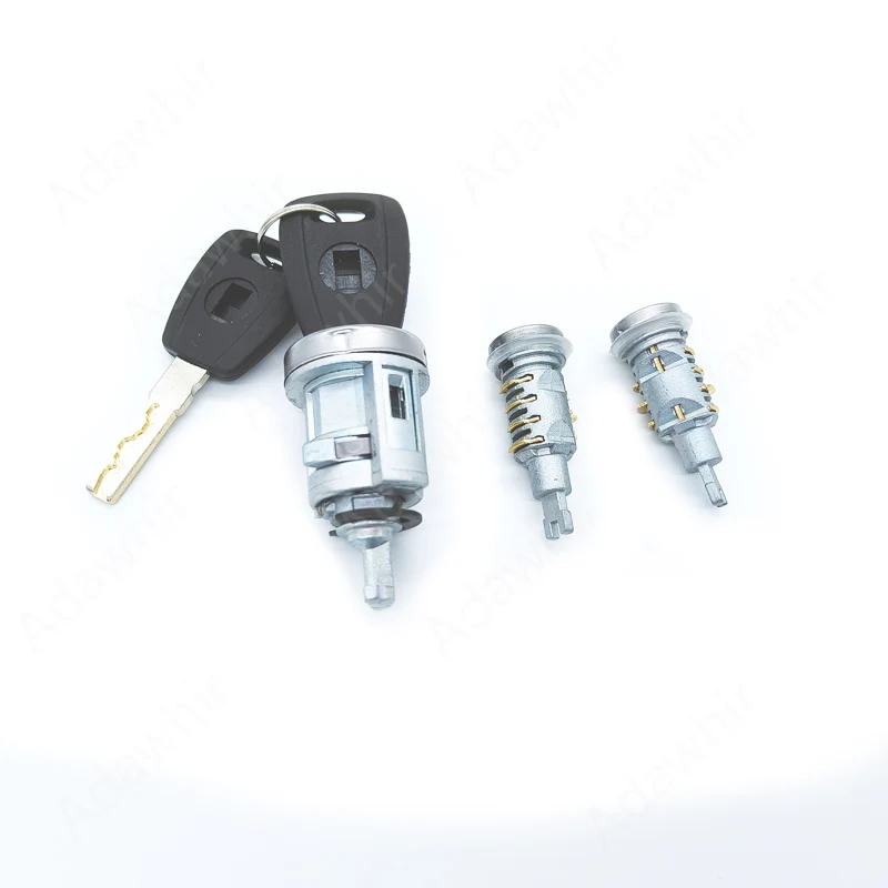 For Fiat Ducato 250 Citroen Relay Jumper III Peugeot Boxer III 2006- SIP22 Blade Door Cylinder + Ignition Cylinder Set