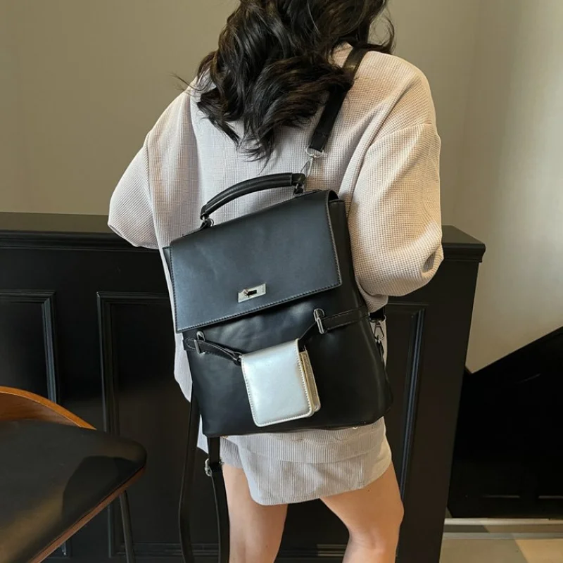 

Элегантная модная женская кожаная сумка класса люкс 2025 года, известный дизайнер, популярная классическая простая сумка ​