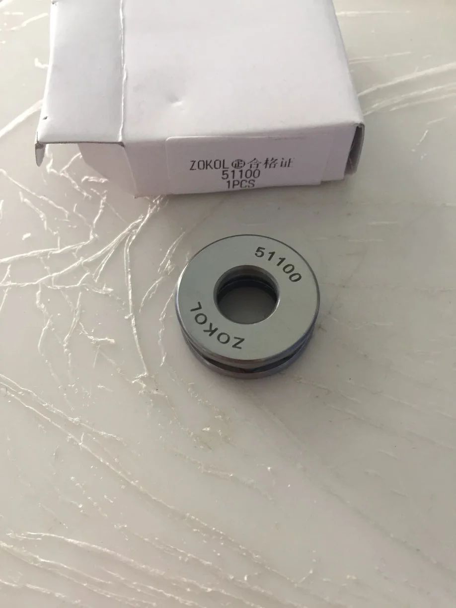 1PC 10mm x 24mm x 9mm 51100 Axial Ball Thrust Bearing 3-Parts 10*24*9