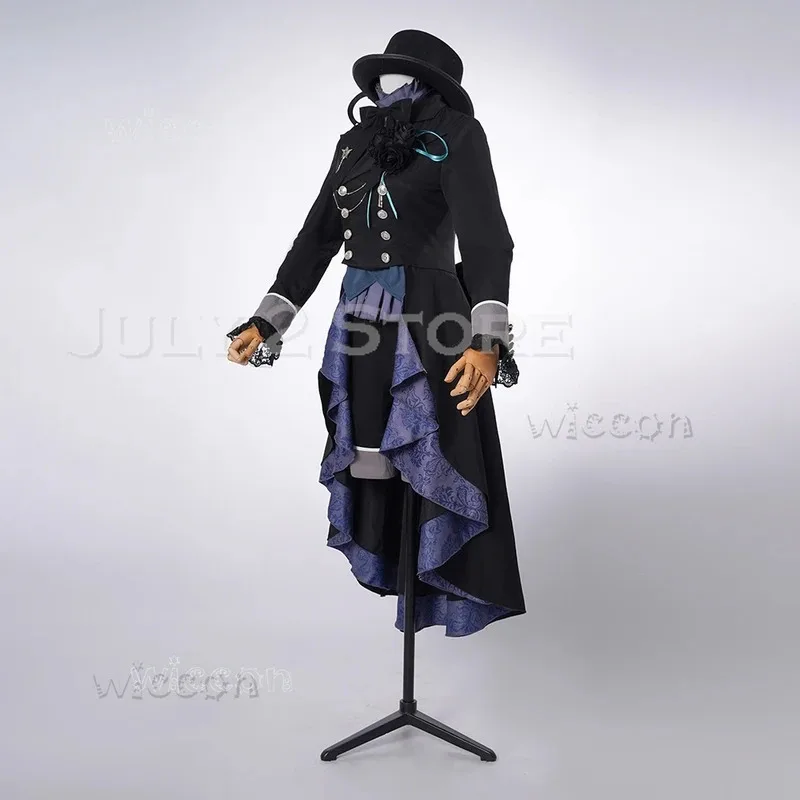 

asdh8@Black Butler Ciel Phantomhive Cosplay Gown Emerald Arc's Kuroshitsuji Costume Wig Unisex Suit Royal Court Style Party Hall