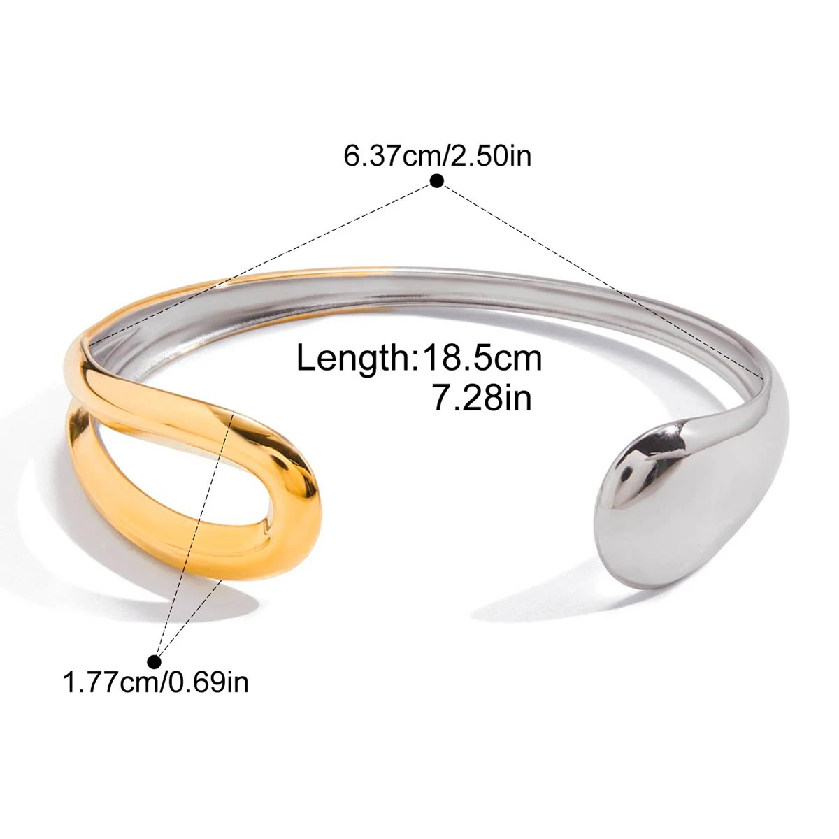 Yori estilo quente de aço inoxidável suave a céu aberto pulseira 18k cor ouro pulseira temperamento moda jóias feminino novo presente