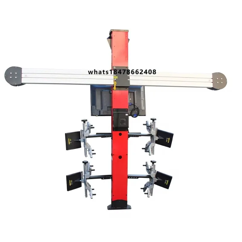 

Wheel Aligner 3D Wheel Aligner, Wheel Balancer 250W 220rpm LED Display, Tire Shop Tools