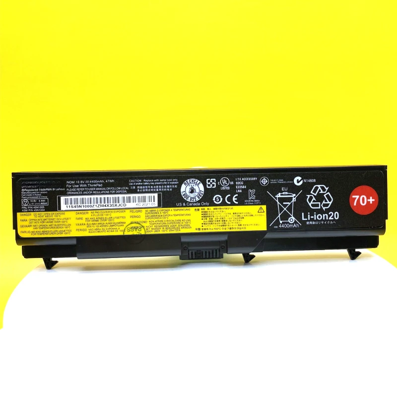 New For Lenovo ThinkPad T430 T430I T530 T530I W530 SL430 SL530 L430 L530 45N1104 45N1105 45N1013 Laptop Battery 57WH 5200mAh