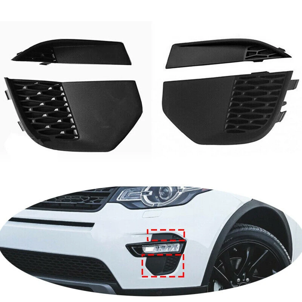 Front Pair Fog Light Bumper Grille for Land Rover Discovery Sport 2015-2019 LR061230 LR061231 LR061235 LR061236