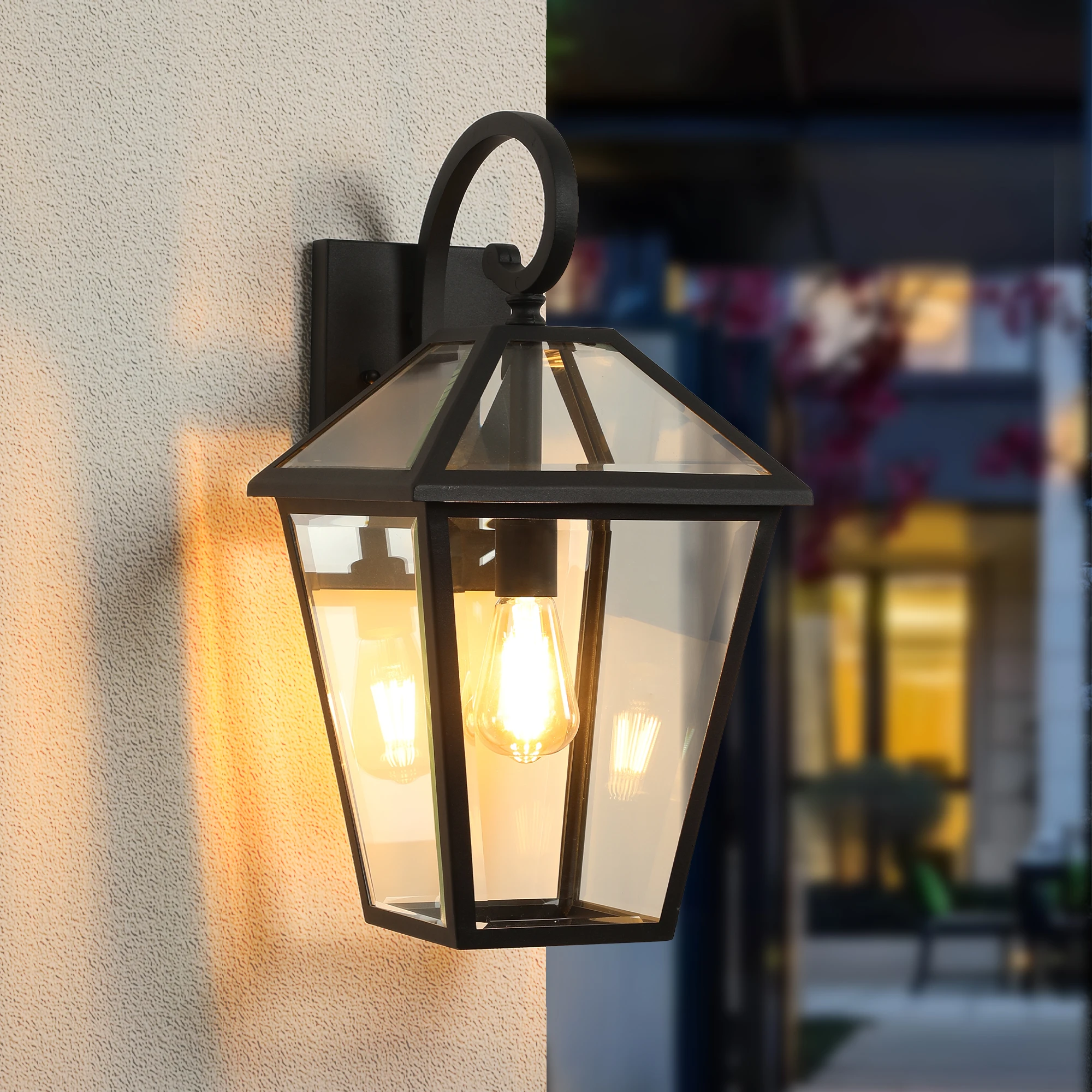 

L007005 Outdoor Wall Lamp with Die-Cast Aluminum Frame, Rust-Proof, Corrosion-Resistant, Waterproof, Suitable for Different Environments and Architectural Styles, Dignified, Elegant, and Exuding a Sense of Nobility