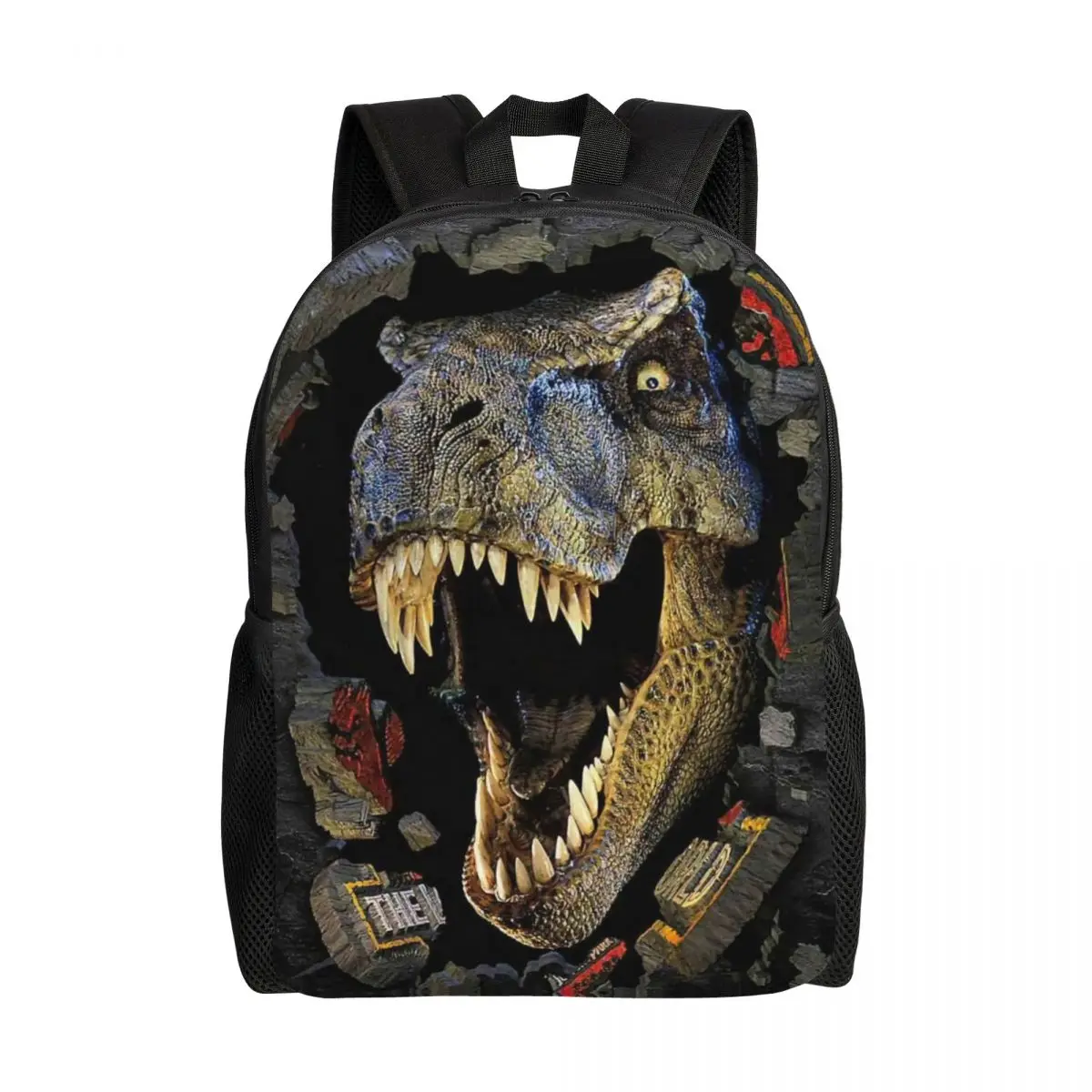 

Персонализированные рюкзаки с принтом динозавров и парков Юрского периода, женские и мужские модные сумки для книг, школьные сумки для колледжа