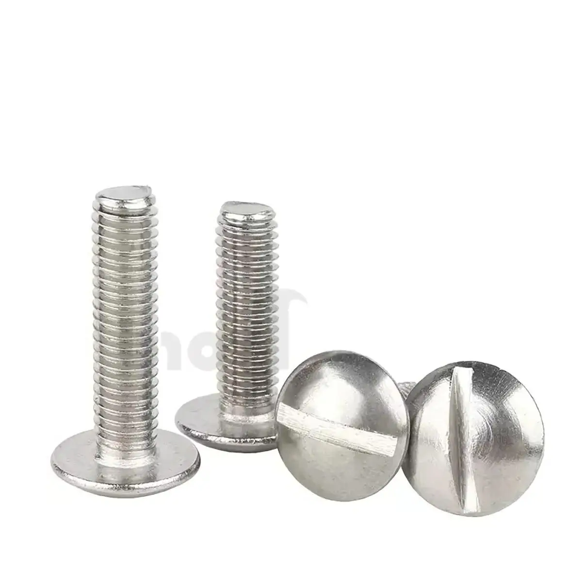 304 Stainless Steel Slotted Round Flat Head Screw/Oversized Round Head Bolt/Slotted Screw M2M3M5M6M8