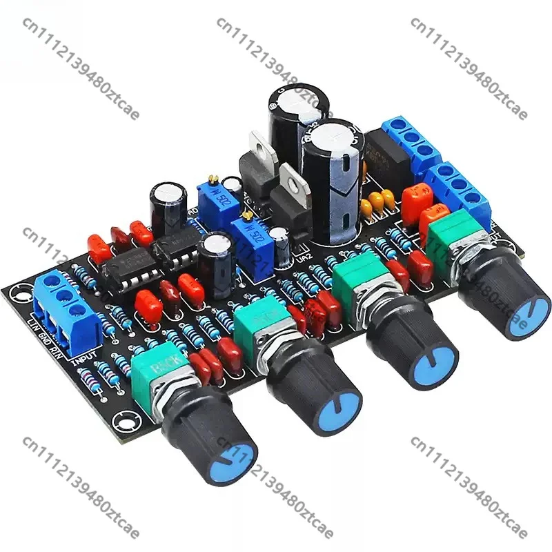 Dual NE5532 HiFi Audiophile Tone Board Stereo Amplifier DIY Audio Preamplifier Module